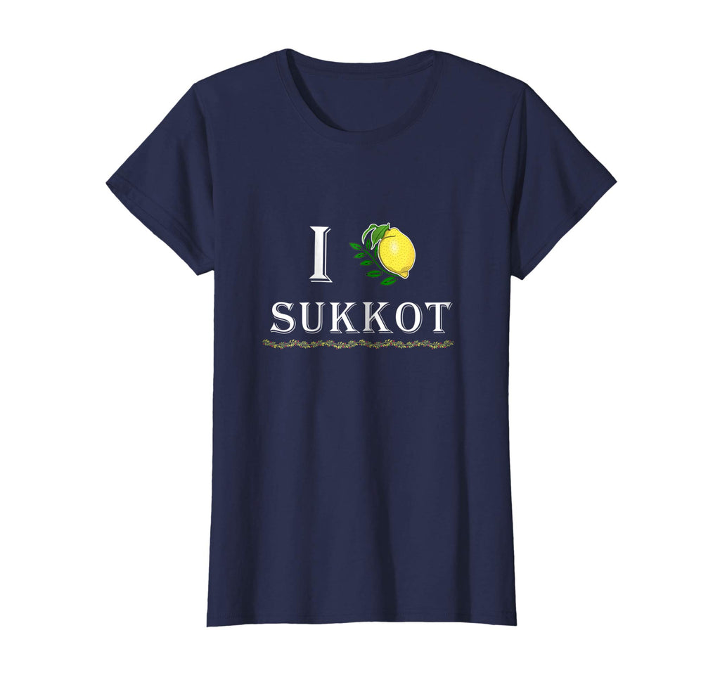 I Love Sukkot Funny Shirt - With The Four Species and Citron