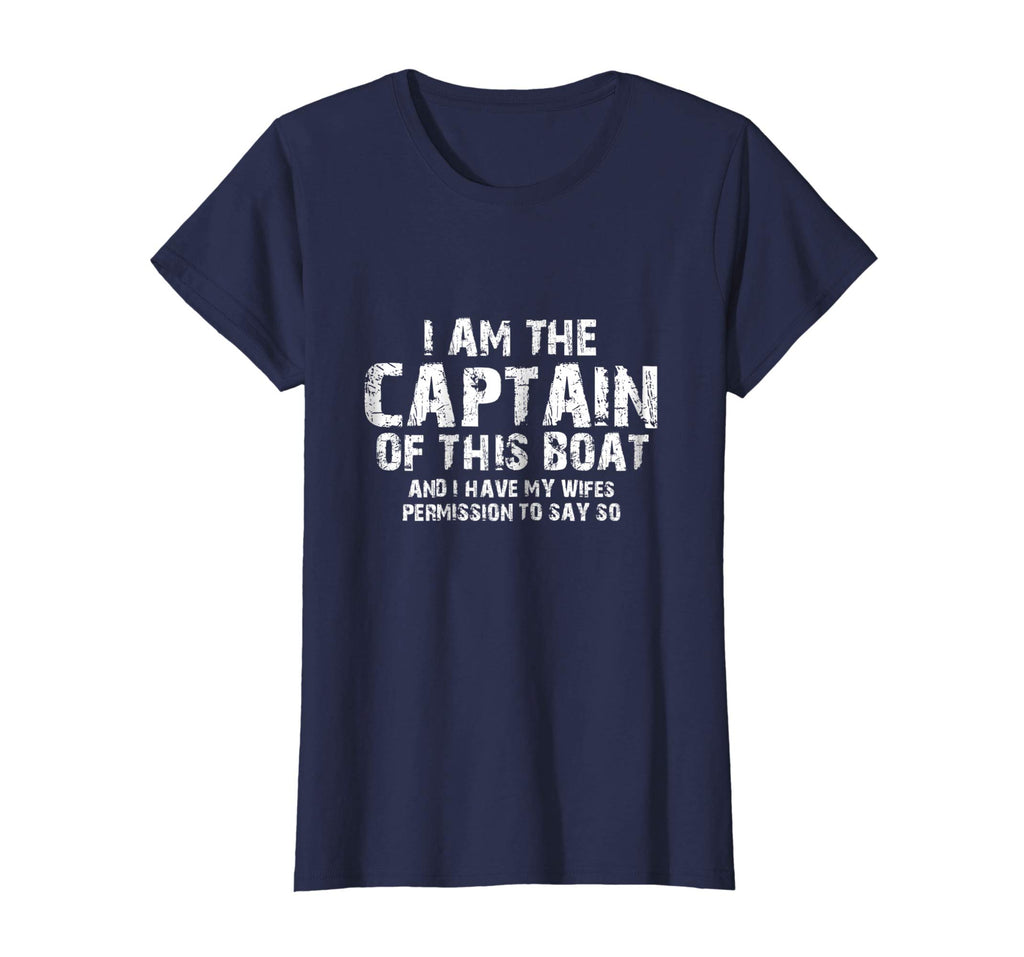 Funny Boat Sailing T Shirt I Am The Captain Of This Boat
