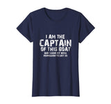 Funny Boat Sailing T Shirt I Am The Captain Of This Boat