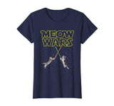 Meow Wars Funny Cat Men Women Kids T-Shirt