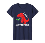 I Am Unstoppable - Funny T-rex Dinosaur Xmas T-Shirt