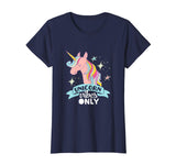 Funny Unicorn Vibes Only T-shirt With Rainbow Sparkles