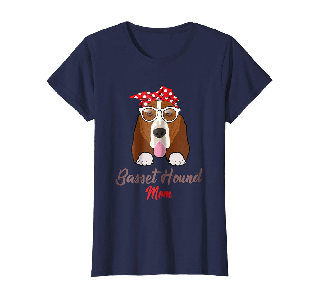 Basset Hound Mom Funny T-Shirt Mother's Day Gift