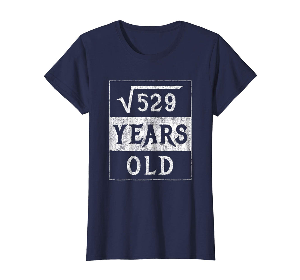 23rd Birthday Gift Square Root 23 Yr Years Old Funny Shirt