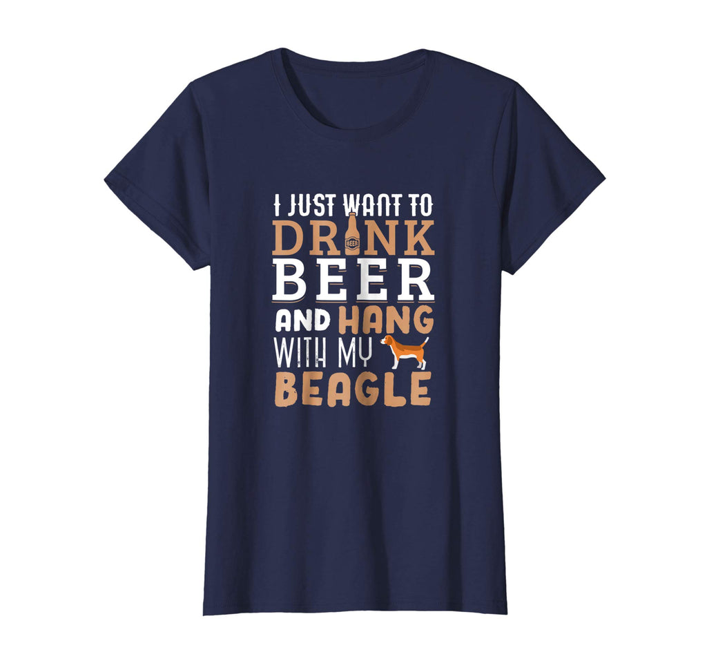 Beagle Dad Shirt Funny Father's Day Dog Lover Gift Beer