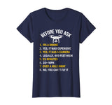 &quot;Before You Ask&quot; Funny Drone T-Shirt