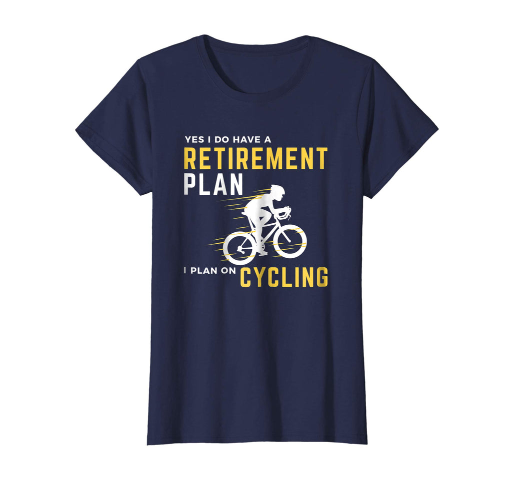 Retirement Plan Funny Bicycle Cycling Humor Graphic T-Shirt