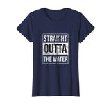 Christian Baptism Shirt Funny Outta Water Graphic Tee