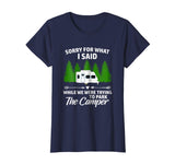 Park The Camper Funny Family Trailer Camping Vacation Shirt
