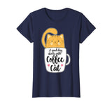 Funny Orange Cat Coffee Mug Tshirt Cat Lover Gifts