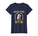 Bichon Frise Dad Funny Shirt - Father's Day Gift Tee