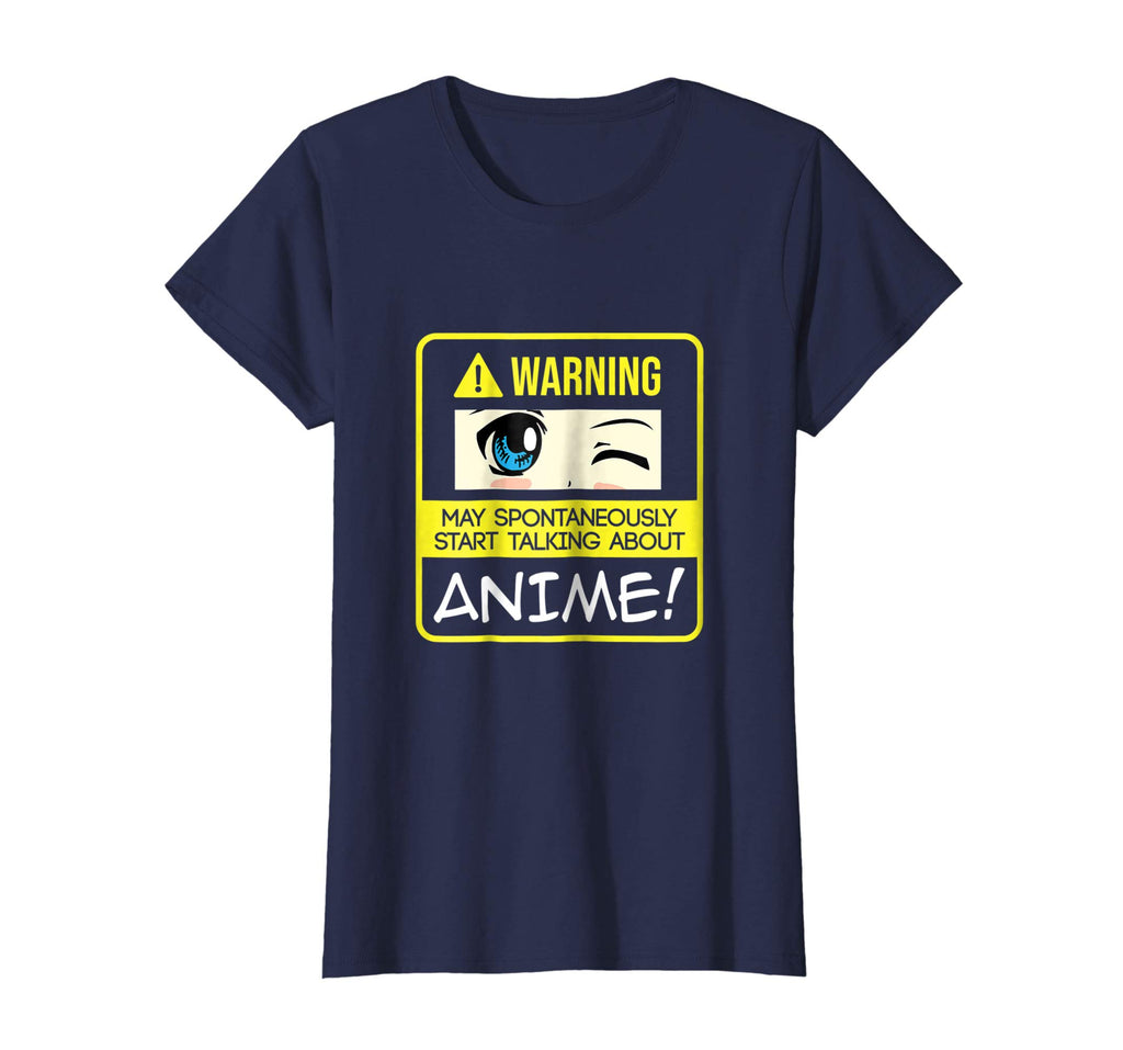 Anime Manga Fan Shirt Funny Kawaii Warning Anime Talking