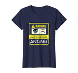 Anime Manga Fan Shirt Funny Kawaii Warning Anime Talking