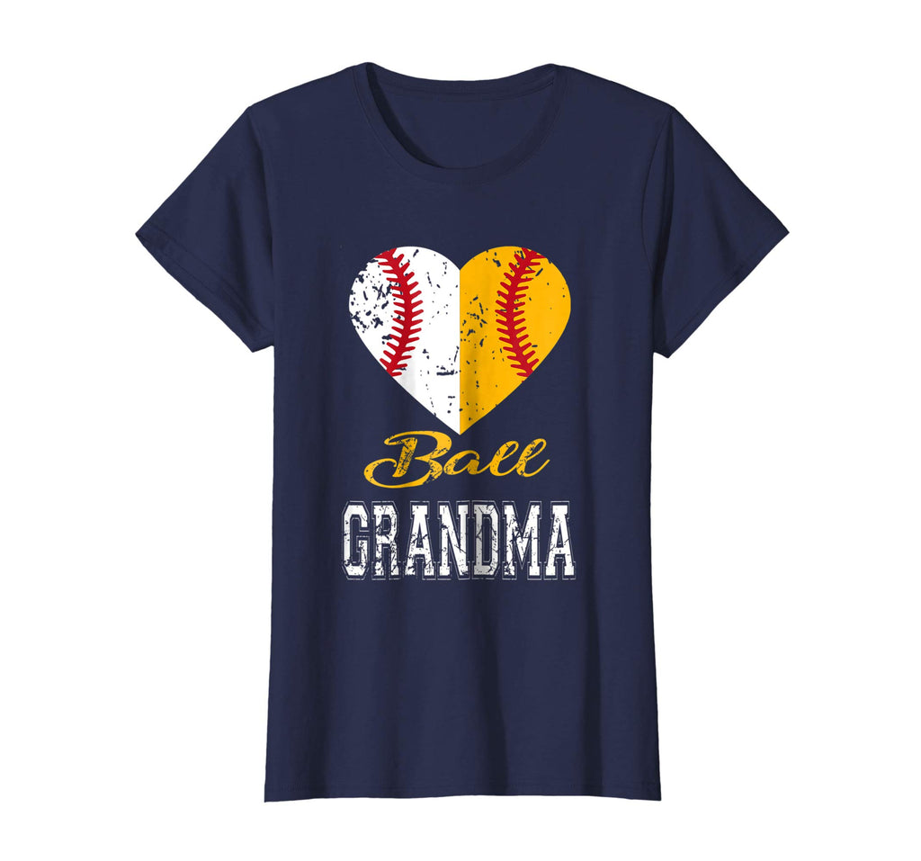 Funny Baseball Mom Shirt Ball Grandma Softball Gifts Women