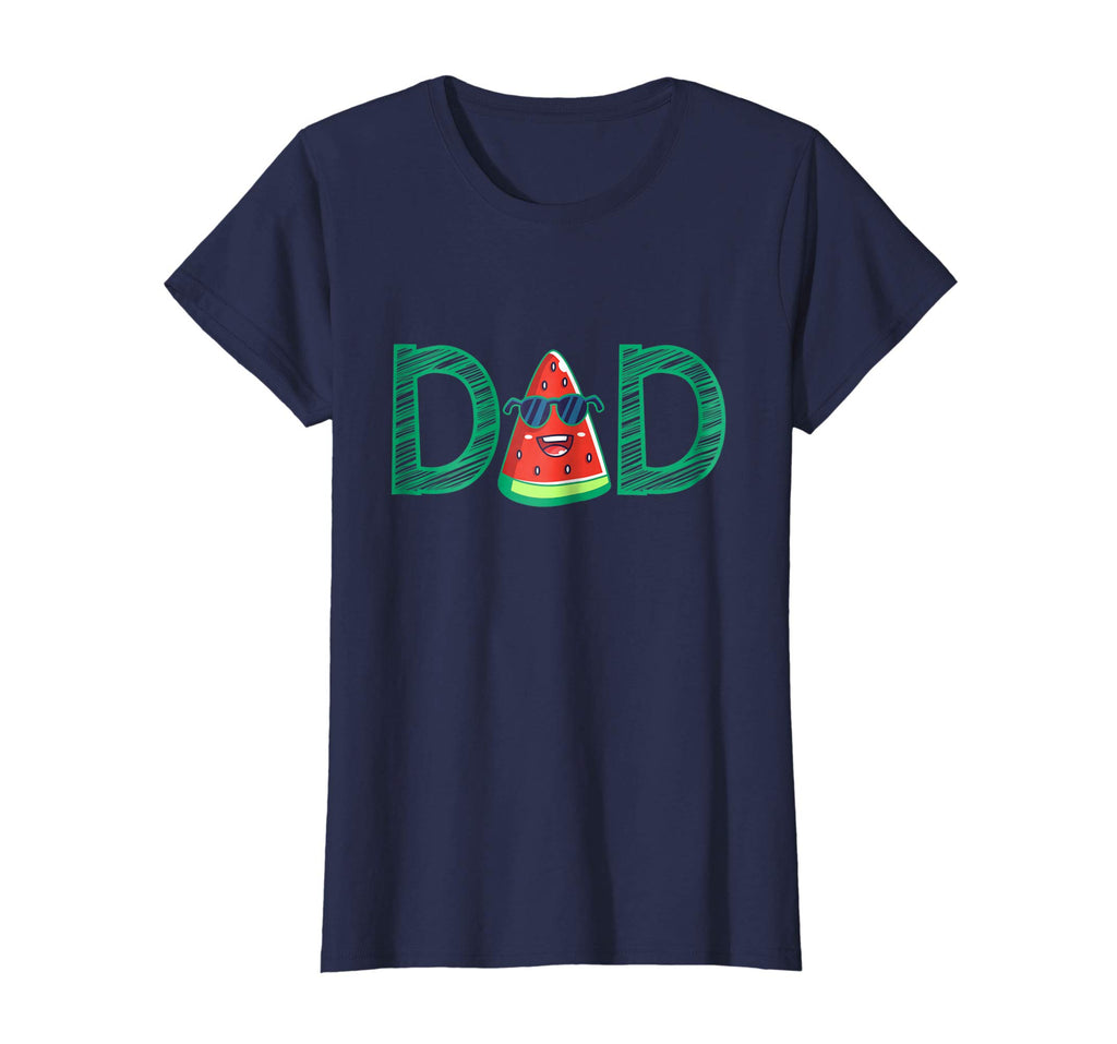 Dad Watermelon T-Shirt - Funny Summer Melon Fruit Cool Tee