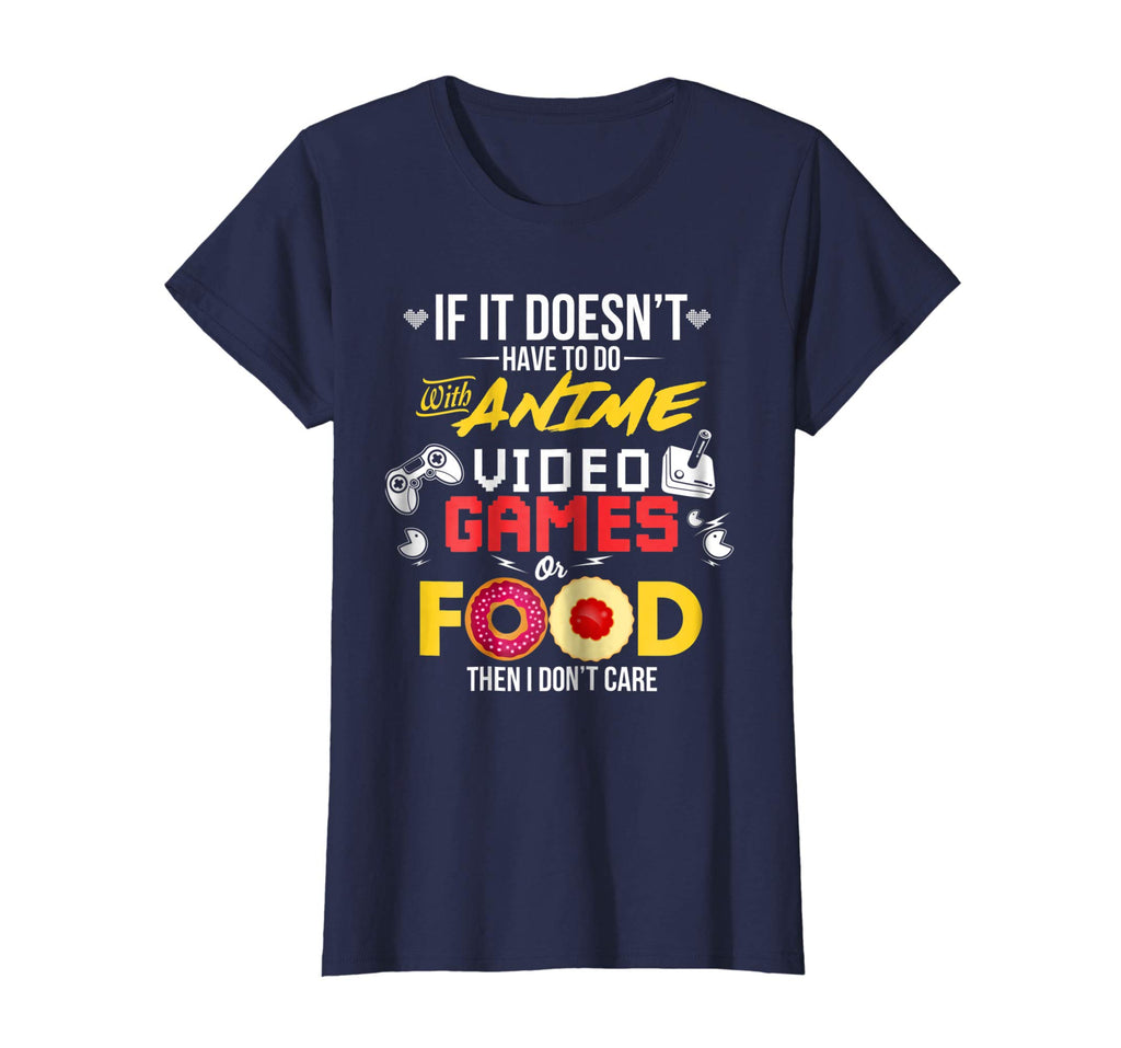 Anime Video Games Shirt Funny Anime Food Lover Gifts