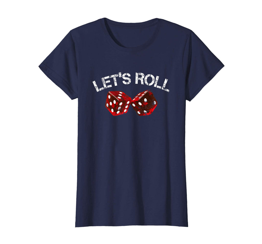 Let's Roll Funny Red Dice Craps T-Shirt