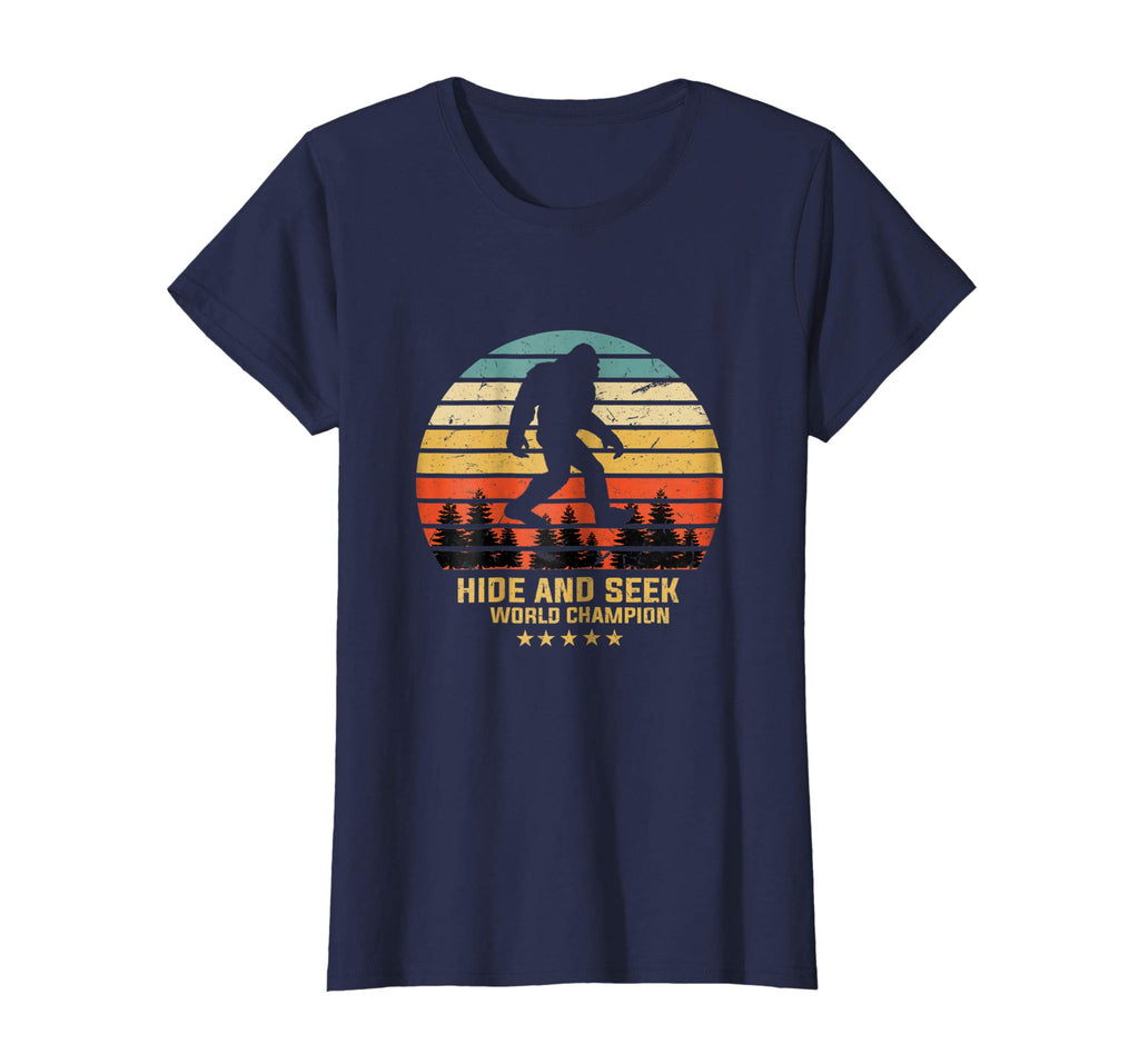 Hide and seek world champion shirt bigfoot is real funny