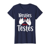 Bestie Before Testes Funny BFF Valentines Day Tshirt Gifts
