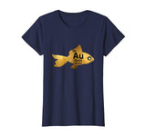 Au Gold Goldfish Periodic Element Funny Graphic Tshirt