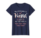 My nickname is Nana funny gift T-shirt flower style