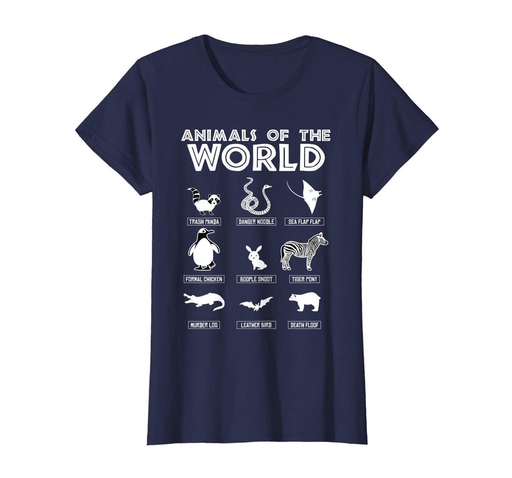 Animals Of The World T-Shirt, Funny Animal Tee