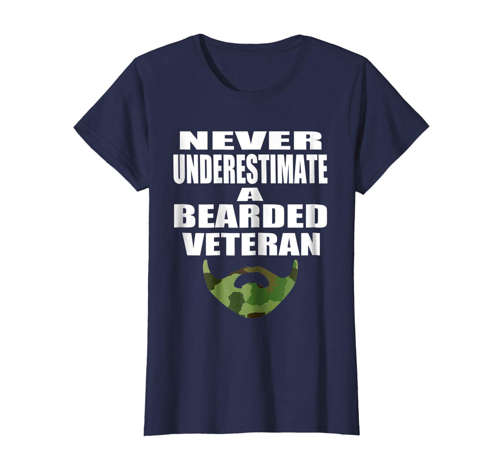Beard T Shirt Funny Beard Gift For Military Veteran Men