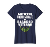 Beard T Shirt Funny Beard Gift For Military Veteran Men