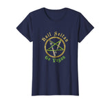 &quot;Hail Seitan Go Vegan&quot; Funny Vegan T Shirt - Men &amp; Women