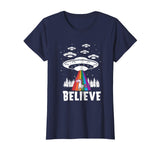 Alien Unicorn Rainbow Abduction T-Shirt Funny Gift