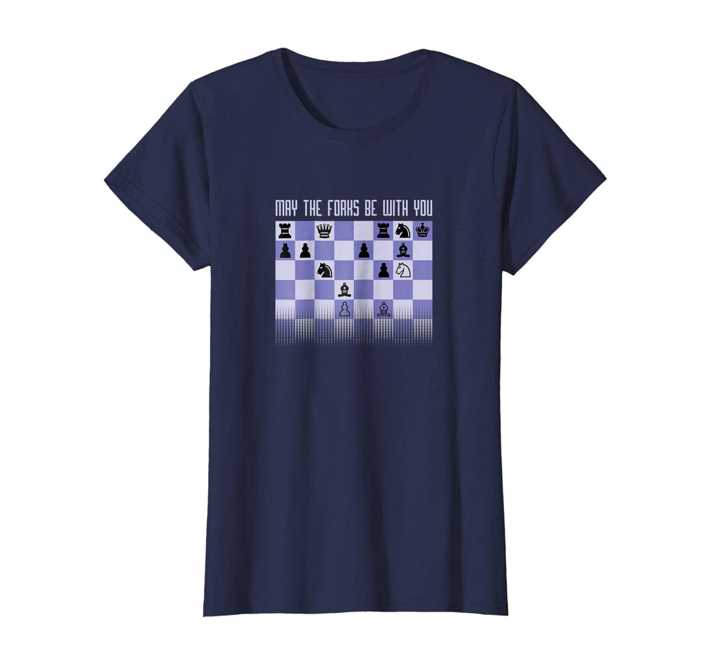 &quot;May the Forks&quot; Funny Chess T-Shirt