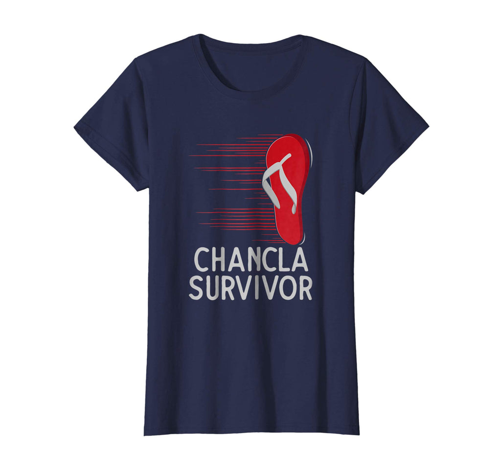 Chancla Survivor T-shirt Funny Spanish Joke Tee