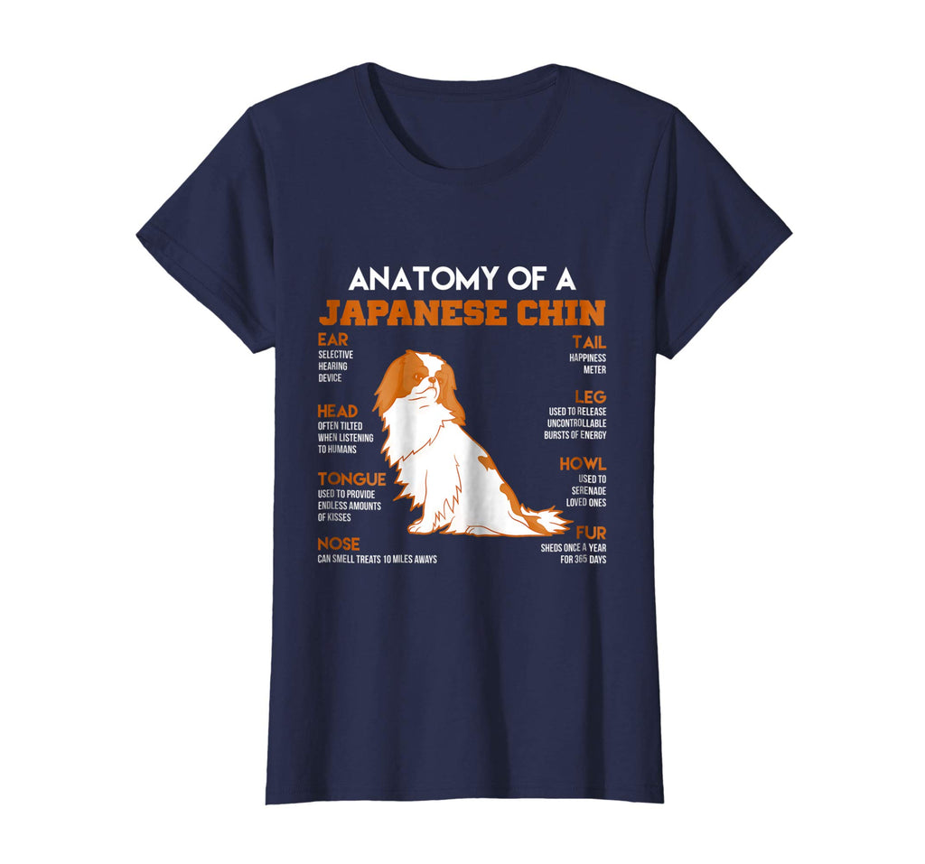 Anatomy Of A Japanese Chin Dogs T Shirt Funny Gift