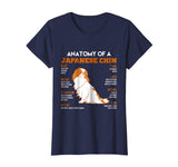 Anatomy Of A Japanese Chin Dogs T Shirt Funny Gift