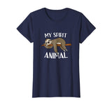 My Spirit Animal Funny Sloth T-shirt Lazy Napping Gift Tee