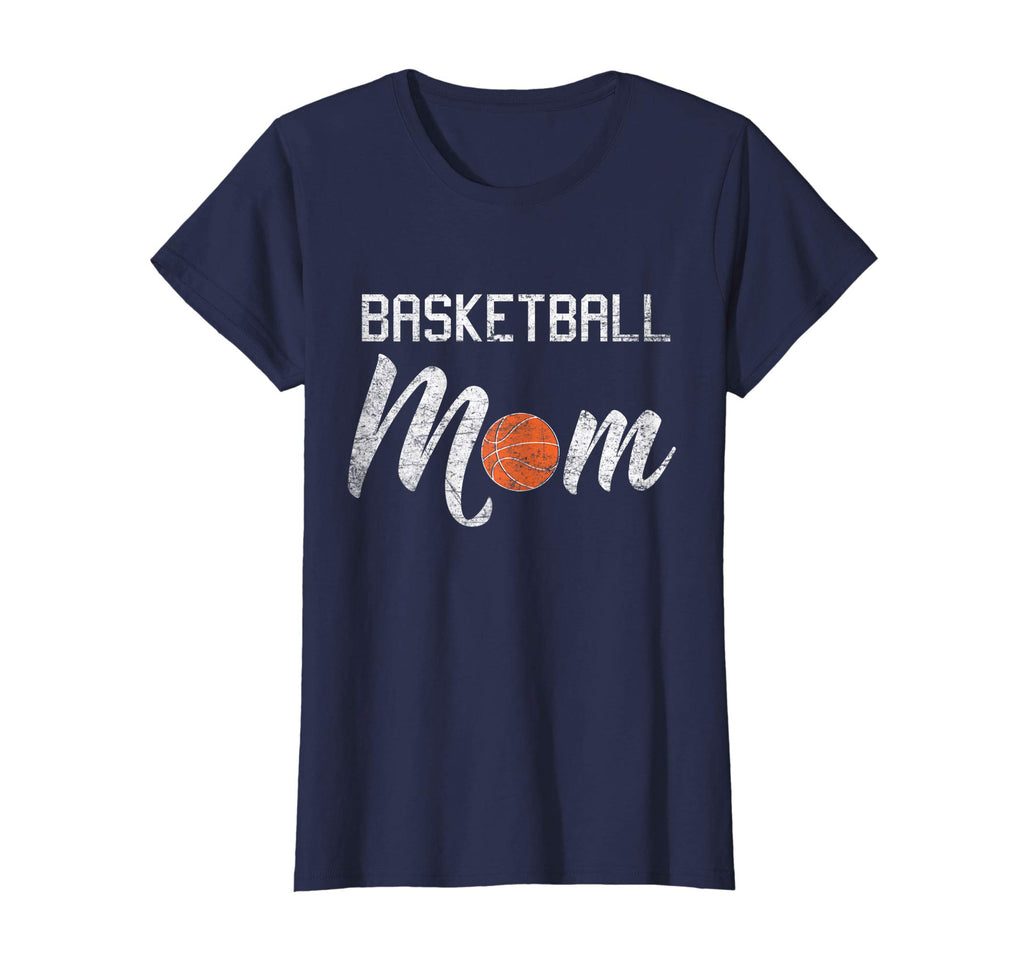 Basketball Mom T-Shirt Funny Raising Ballers Mom's Gift Tee