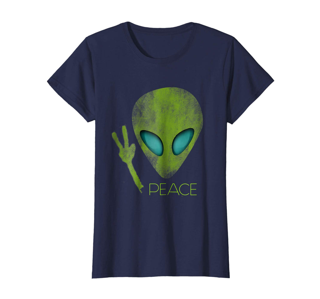Alien Peace Cool Funny T-Shirt Cute UFO Lover Birthday Gift