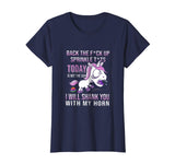 Back The F Up Sprinkle Tts Today Is Not The Day Funny TShirt