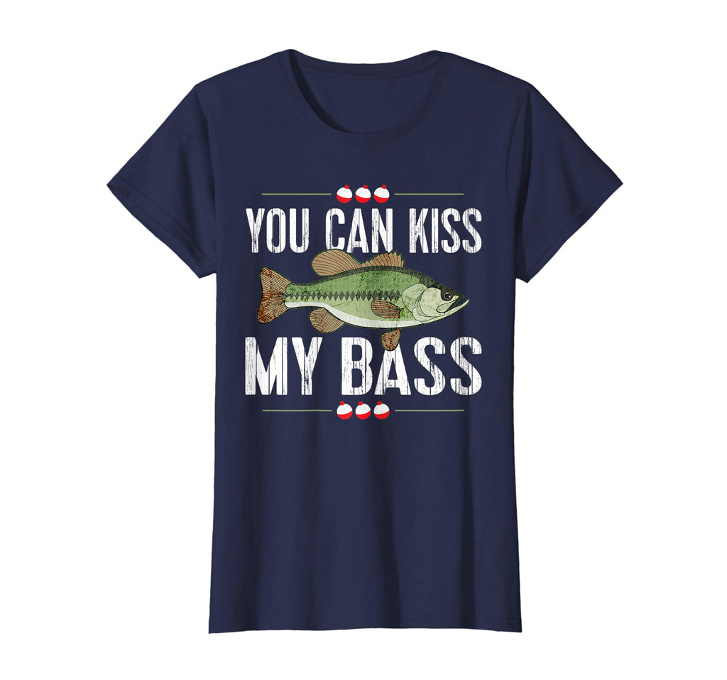 Funny Fishing TShirt - You Can Kiss My Bass Tee
