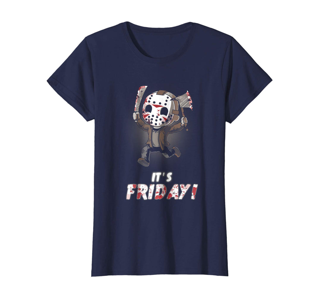 It's Friday Funny Halloween Horror Graphic T-shirt