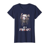 It's Friday Funny Halloween Horror Graphic T-shirt