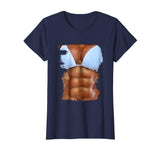 Fake Abs T Shirt Funny Bikini Body Muscle Six Pack 3D