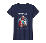 &quot;What Would Jesus Throw&quot; Funny Disc Golf T Shirt Men &amp; Women