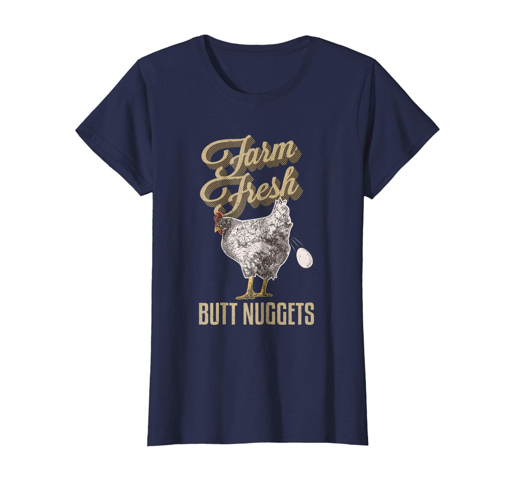 Farm Fresh Butt Nuggets Funny Chicken T Shirts Chicken Gifts