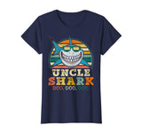 Retro Vintage Uncle Shark TShirt Funny Birthday Gifts Family