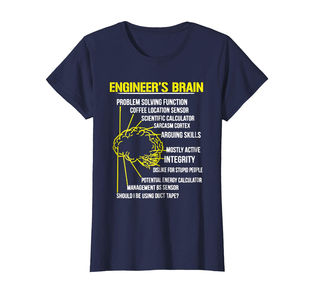 ENGINEER'S BRAIN FUNNY T-SHIRT
