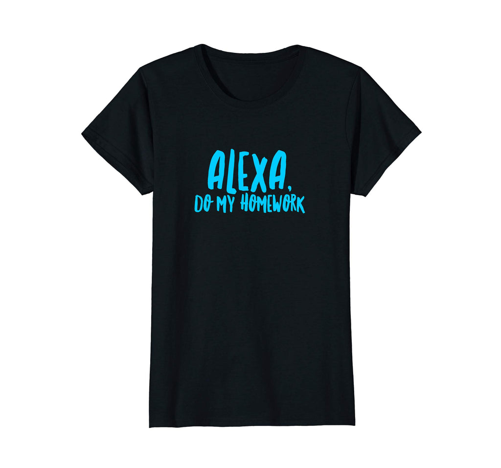 Alexa Do My Homework Funny Joke Kids Youth T-Shirt