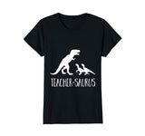 Teacher-Saurus Funny T-Rex &amp; Raptor Animal School T Shirt