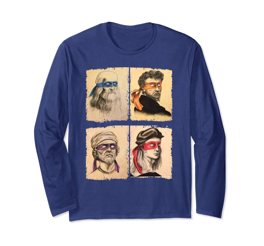 Funny Italian Artists Long Sleeve T Shirt for Art Lovers