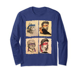 Funny Italian Artists Long Sleeve T Shirt for Art Lovers